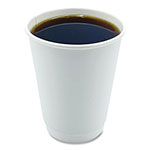 Boardwalk Paper Hot Cups, Double-Walled, 12 oz, White, 500/Carton view 2