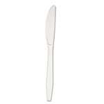 Boardwalk Heavyweight Polystyrene Cutlery, Knife, White, 1000/Carton view 1