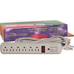 Compucessory 25103 6 Outlet Strip Surge Protectors, 15' Heavy duty Cord view 2
