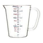 Carlisle Commercial Measuring Cup, 1 qt, Clear view 2