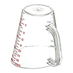 Carlisle Commercial Measuring Cup, 1 qt, Clear view 3