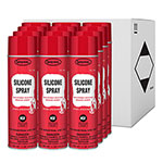 Sprayway Silicone Spray, 11 oz Aerosol Spray, 12 Cans view 1