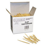 Creativity Street Flat Wood Toothpicks, Wood, Natural, 2,500/Pack view 1