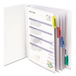 C-Line Sheet Protectors with Index Tabs, Assorted Color Tabs, 2