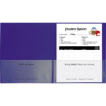C-Line Products Classroom Connector Folders, Purple, 25/BX view 1