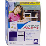 C-Line Products Classroom Connector Folders, Purple, 25/BX view 3