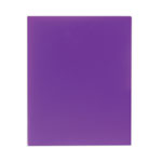 C-Line Two-Pocket Heavyweight Poly Portfolio Folder, 11 x 8.5, Purple, 25/Box view 1
