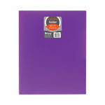 C-Line Two-Pocket Heavyweight Poly Portfolio Folder, 11 x 8.5, Purple, 25/Box view 4