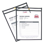 C-Line Shop Ticket Holders, Stitched, Both Sides Clear, 75 Sheets, 9 x 12, 25/Box orginal image
