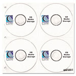 C-Line Deluxe CD Ring Binder Storage Pages, Standard, Stores 8 CDs, 5/Pack view 2