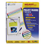 C-Line Write-On Project Folders, Straight Tab, Letter Size, Assorted Colors, 25/Box view 2