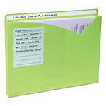 C-Line Write-On Poly File Jackets, Straight Tab, Letter Size, Assorted Colors, 10/Pack view 5