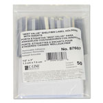 C-Line Self-Adhesive Label Holders, Top Load, 1/2 x 3, Clear, 50/Pack orginal image