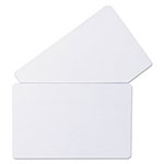C-Line PVC ID Badge Card, 3 3/8 x 2 1/8, White, 100/Pack view 3
