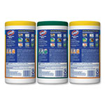 Clorox Disinfecting Wipes, 7x8, Fresh Scent/Citrus Blend, 75/Canister, 3/PK, 4 Packs/CT view 4
