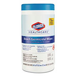 Clorox Bleach Germicidal Wipes, 6 x 5, Unscented, 150/Canister, 6 Canisters/Carton view 5