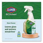 Clorox Clorox Pro EcoClean Glass Cleaner, Unscented, 32 oz Spray Bottle, 9/Carton view 4