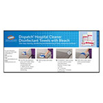 Clorox Dispatch Cleaner Disinfectant Towels, 6 3/4 x 8, 150/Can, 8 Canisters/Carton view 1