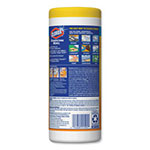 Clorox Disinfecting Wipes, 7 x 8, Crisp Lemon, 35/Canister view 1