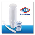 Clorox Toilet Wand Disposable Toilet Cleaning Kit: Handle, Caddy & Refills, White orginal image