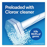 Clorox Toilet Wand Disposable Toilet Cleaning Kit: Handle, Caddy & Refills, White view 3