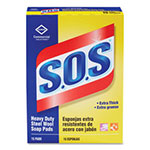 S.O.S. Steel Wool Soap Pad, 15 Pads/Box, 12 Boxes/Carton view 1