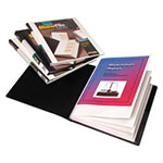 Cardinal ShowFile Display Book w/Custom Cover Pocket, 12 Letter-Size Sleeves, Black view 1