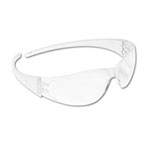 MCR Safety Checkmate Wraparound Safety Glasses, CLR Polycarbonate Frame, Coated Clear Lens view 1