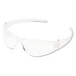 MCR Safety Checkmate Wraparound Safety Glasses, CLR Polycarbonate Frame, Coated Clear Lens view 2