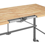 Cosco Smartfold Portable Work Desk Table, Gray view 3