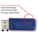 Verbatim Classic USB 2.0 Flash Drive, 16 GB, Blue view 3