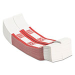 MMF Industries Currency Straps, Red, $500 in $5 Bills, 1000 Bands/Pack view 2