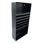 Coin-Tainer Steel Drawer Organizer, 5 Compartment, 21 x 11.25 x 3.75, Steel, Black view 2