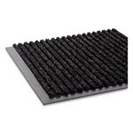 Crown Needle-Rib Wiper/Scraper Mat, Polypropylene, 36 x 48, Charcoal view 2
