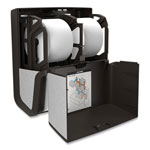 Coastwide Professional™ J-Series Quad Bath Tissue Dispenser, 13.52 x 7.51 x 14.66, Black Metallic view 1