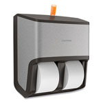 Coastwide Professional™ J-Series Quad Bath Tissue Dispenser, 13.52 x 7.51 x 14.66, Black Metallic view 2