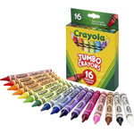 Crayola Jumbo Crayons, Assorted, 16/Pack orginal image