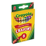 Crayola Classic Color Crayons, Peggable Retail Pack, Peggable Retail Pack, 8 Colors view 1