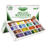 Crayola Classpack Crayons w/Markers, 8 Colors, 128 Each Crayons/Markers, 256/Box view 1