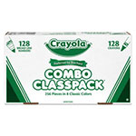 Crayola Crayons and Markers Combo Classpack, Eight Colors, 256/Set view 3