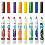 Crayola Ultra-Clean Washable Markers, Broad Bullet Tip, Classic Colors, 8/Pack view 5
