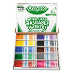 Crayola Ultra-Clean Washable Marker Classpack, Fine Line, Assorted Colors, 200/Pack view 1