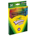 Crayola Twistables Colored Pencils, 2 mm, 2B (#1), Assorted Lead/Barrel Colors, 30/Pack view 1