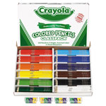 Crayola Color Pencil Classpack Set, 3.3 mm, 2B (#1), Assorted Lead/Barrel Colors, 252/Box orginal image