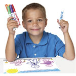 Cra-Z-Art® Markers, Broadline, Washable, 40 Colors, 40/Bx, Ast view 1