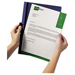 Durable Vinyl DuraClip Report Cover w/Clip, Letter, Holds 30 Pages, Clear/Maroon, 25/Box view 1
