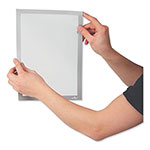 Durable Office DuraClip® DURAFRAME SUN Sign Holder, 8.5 x 11, Silver Frame, 2/Pack view 5
