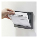 Durable Click Sign Holder For Interior Walls, 6 3/4 x 5/8 x 5 1/8, Gray view 3