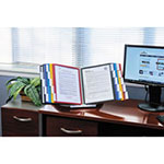 Durable SHERPA Desk Reference System, 10 Panels, 10 x 5 5/8 x 13 7/8, Assorted Borders view 3