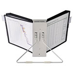 Durable InstaView Expandable Desktop Reference System, 10 Panels, Black Borders view 5